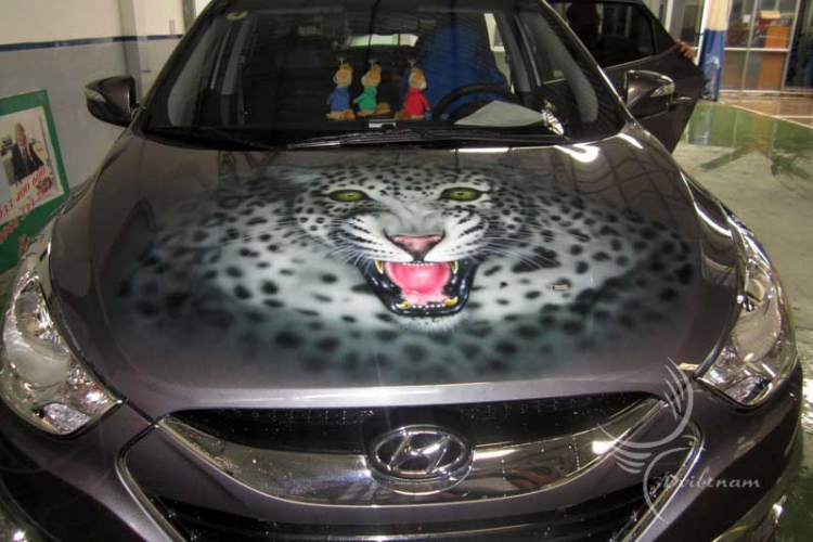 hyundai tucson lại em airbrush!