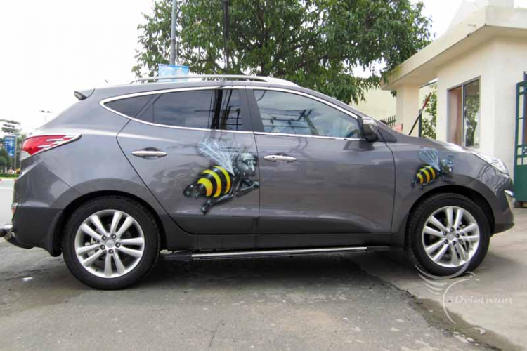 hyundai tucson lại em airbrush!