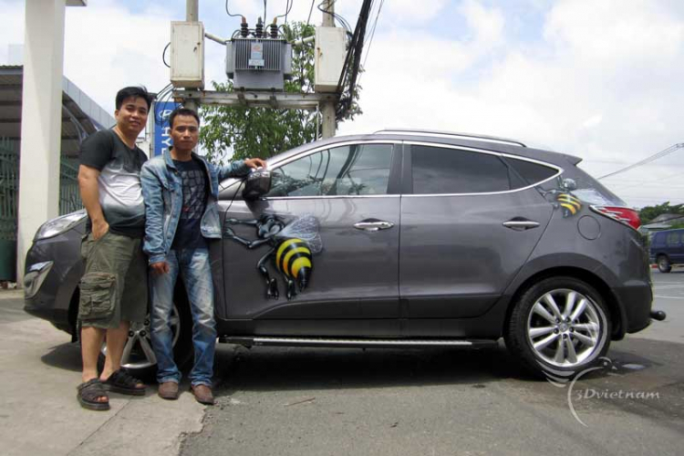 hyundai tucson lại em airbrush!