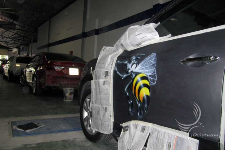 hyundai tucson lại em airbrush!