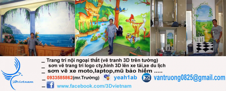 trang trí xe 2 bánh cho các bác OS nè!