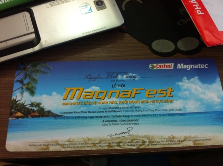 LỄ HỘI MAGNAFEST 2012 – MAGNATEC Bảo Vệ Hoàn Hảo. Khởi Động Mùa Hè Cực Đỉnh Cùng Castrol