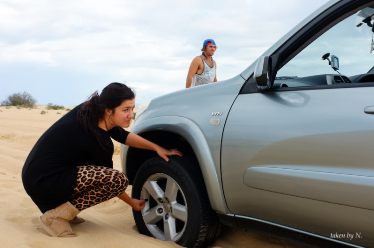 Stockton Beach NSW, một lần offroad theo tinh thần Ngu Ma Li