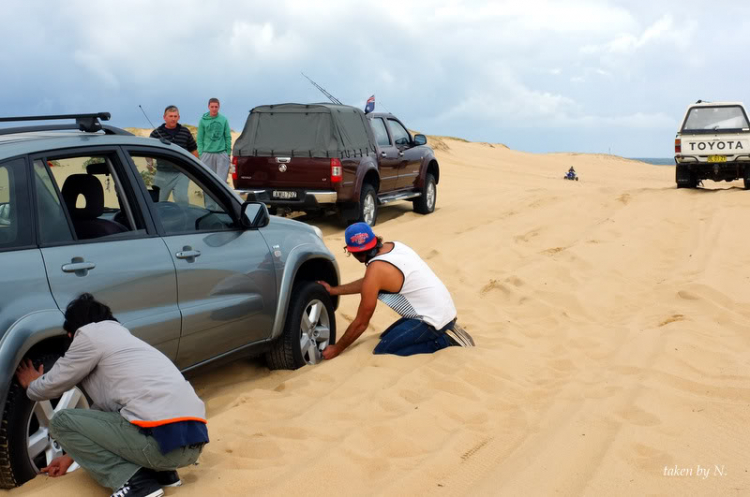 Stockton Beach NSW, một lần offroad theo tinh thần Ngu Ma Li