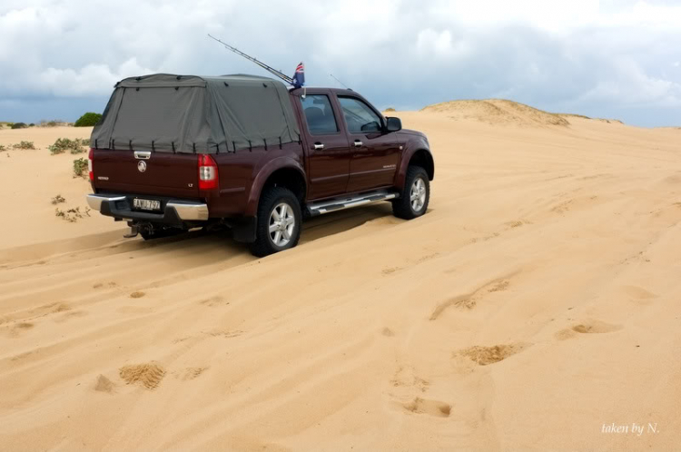 Stockton Beach NSW, một lần offroad theo tinh thần Ngu Ma Li