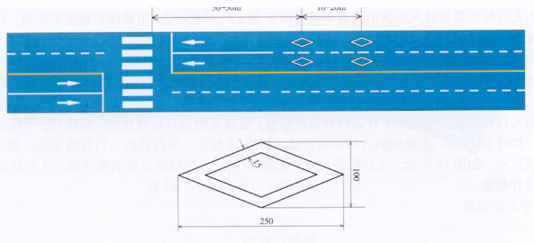 Vạch kẻ đường hình thoi được sử dụng ở đâu và tại những đoạn đường nào thường được sử dụng?