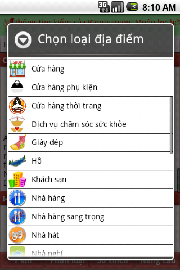 iCompanion- Ứng dụng Việt tìm kiếm và chia sẻ thông tin về địa điểm (free) iCompanion- Ứng dụng Việt tìm kiếm và chia sẻ thông tin về địa điểm (free)
