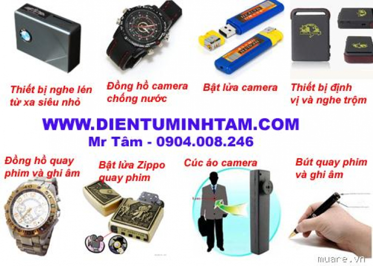 Camera ngụy trang, camera siêu nhỏ móc khóa, bí mật quay phim ghi âm