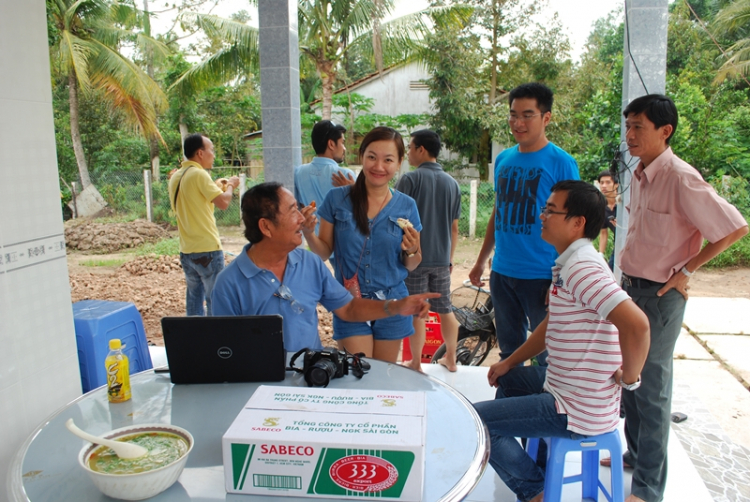 Hình ảnh chuyến đi về nhà văn hóa Bác BeDen, Cay Lay , Tiền Giang