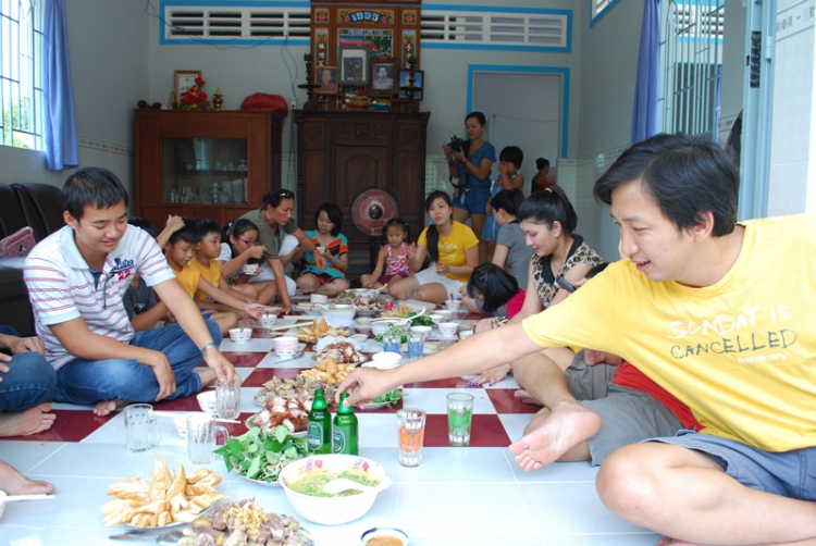 Hình ảnh chuyến đi về nhà văn hóa Bác BeDen, Cay Lay , Tiền Giang