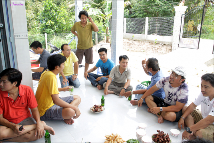 Hình ảnh chuyến đi về nhà văn hóa Bác BeDen, Cay Lay , Tiền Giang