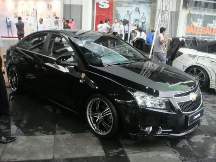 Cruze LTZ vừa install ,đèn gầm Mecedes S Class Style, đèn hậu Mec E300 style