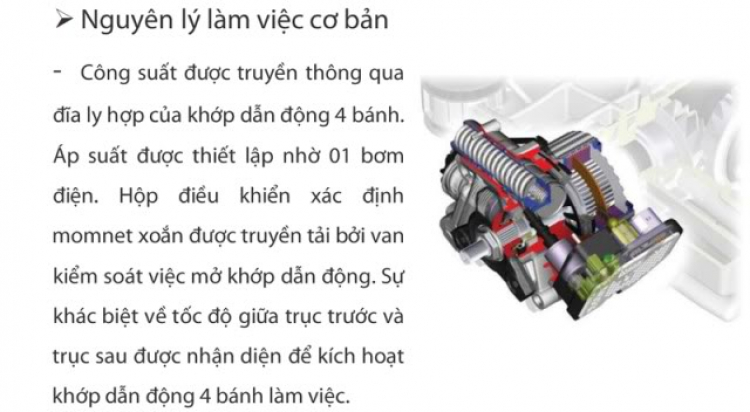 Hệ thống 4 Motion của Tiguan và nguyên lý hoạt động