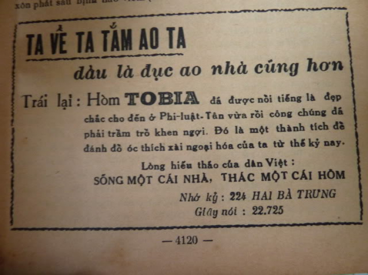 Những quảng cáo ở Việt Nam thời thuộc địa