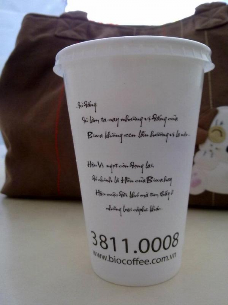 Các bác giúp dùm em 1 số vấn đề về cafe take away Các bác giúp dùm em 1 số vấn đề về cafe take away