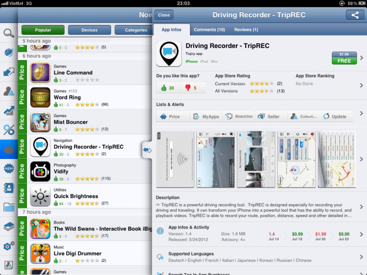 Camera hành trình: một số Apps free để ghi lại hành trình dùng cho iPad và iPhone Camera hành trình: một số Apps free để ghi lại hành trình dùng cho iPad và iPhone