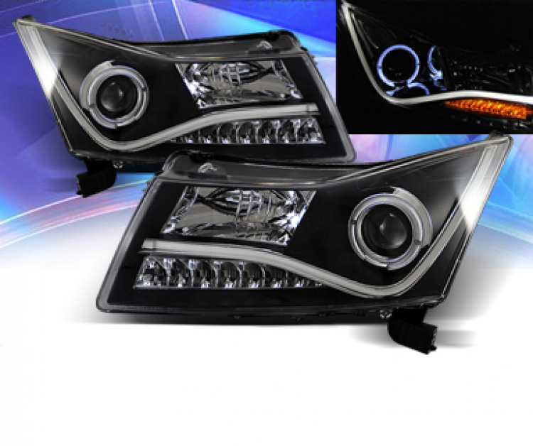 Cruze LS độ projector + Xenon + Led + Angel Eye