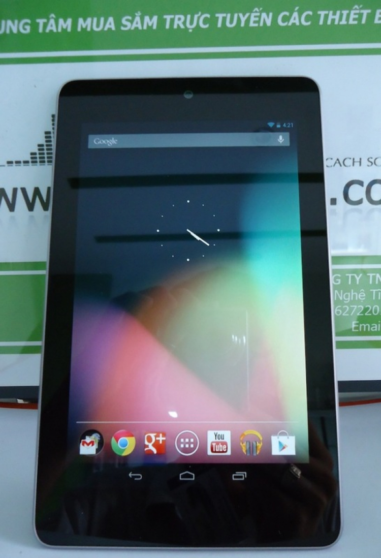 [Đập hộp] Google Nexus 7 máy tính bảng hấp dẫn nhất hiện nay