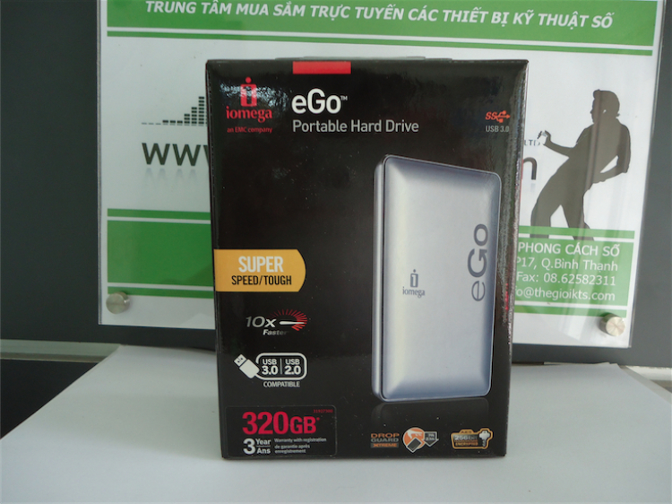 [Đập hộp] Ổ cứng iOmega eGo Portable USB 3.0