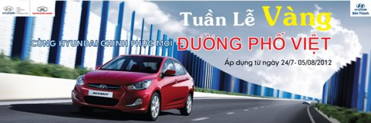 Hyundai Bến Thành tổ chức chuỗi sự kiện "Tuần Lễ Vàng"