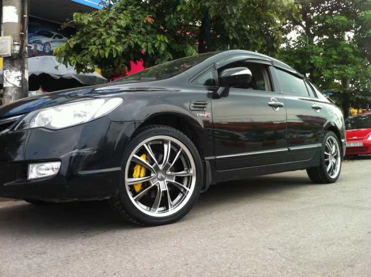 civic nâng cấp lên mâm 18 inh