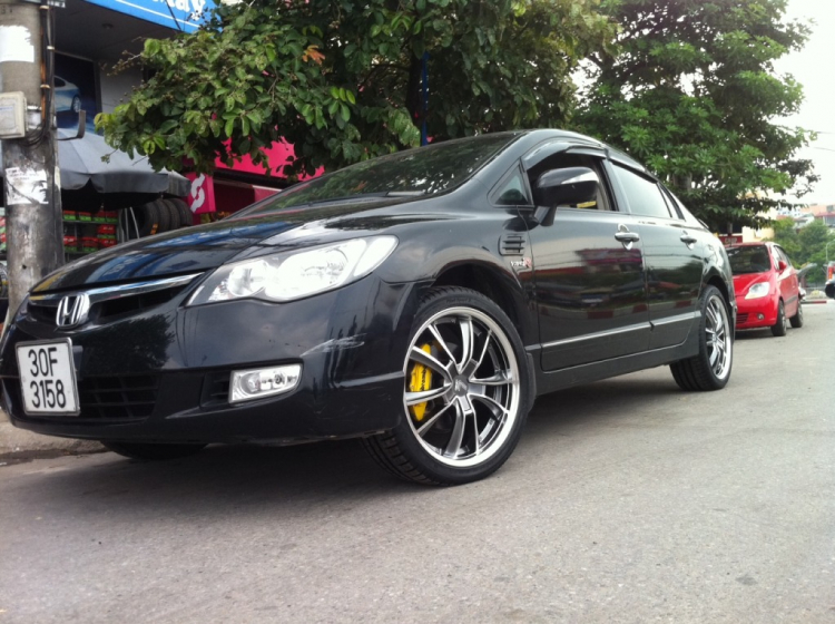 civic nâng cấp lên mâm 18 inh