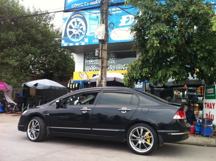 civic nâng cấp lên mâm 18 inh
