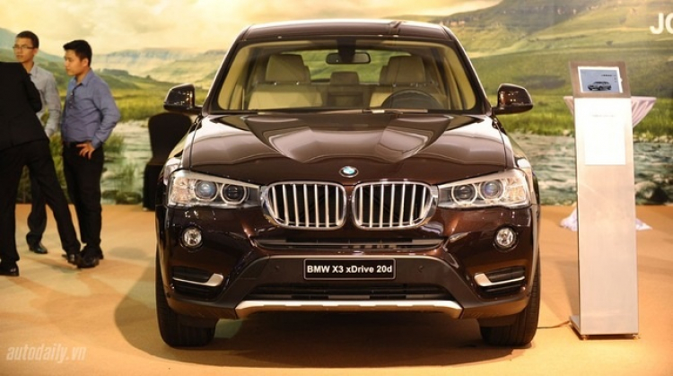 Bộ đôi BMW X3 và X5 máy dầu về Việt Nam