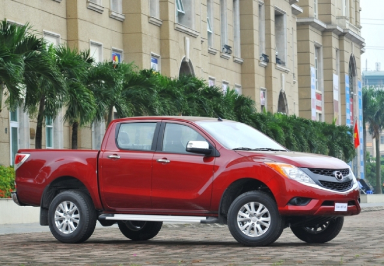 Một ngày test thử "trai đẹp" Mazda BT-50 tại Hà Nội