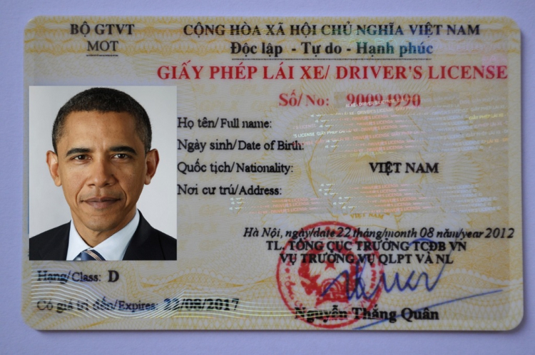Giấy phép lái xe mới? Giấy phép lái xe mới?