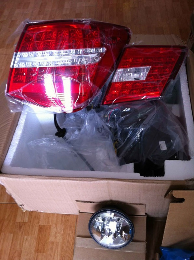 Ban Bo Den Pha (GC LED Halo) va Hau (Mercedes Style) Cho Xe CRUZE