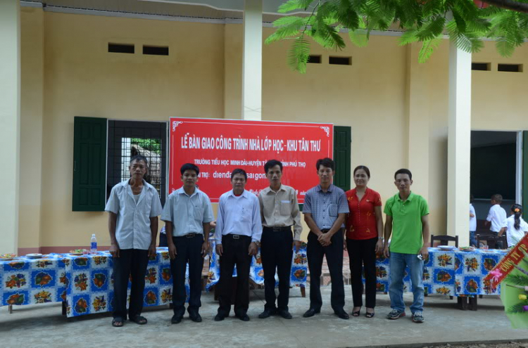 Lễ bàn giao trường tiểu học Minh Đài - Tân Sơn - Phú Thọ