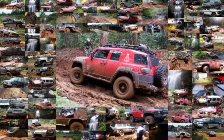 Ảnh hành trình tiền trạm cùng hội Xe Địa Hình Sài Gòn cho giải off-road "khủng" SAT 2012