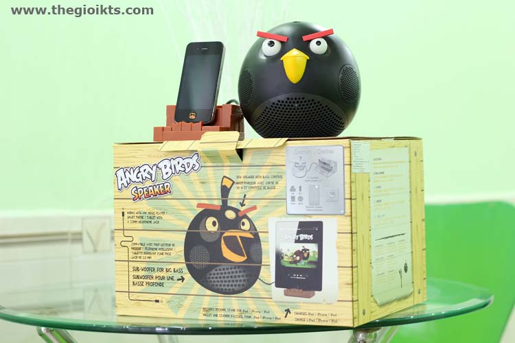 Mặc định [Đập hộp] - Loa Angry Birds - bạn đồng hành của thiết bị Apple