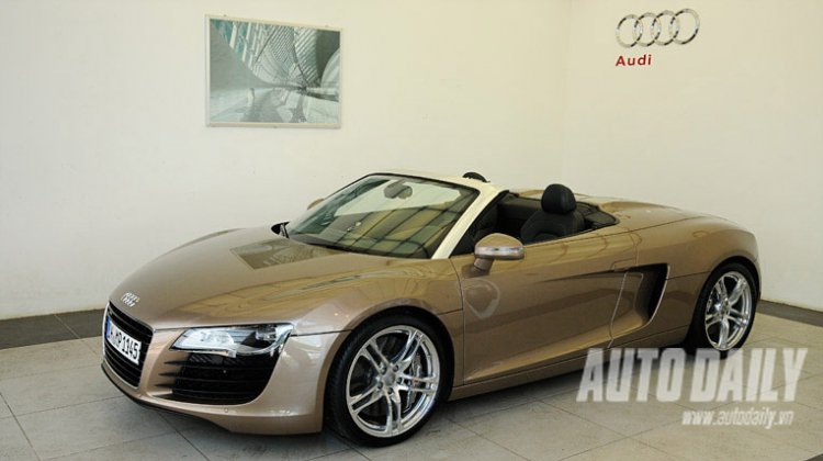 Audi R8 Spyder đầu tiên có mặt tại Việt Nam