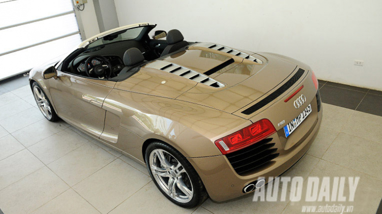 Audi R8 Spyder đầu tiên có mặt tại Việt Nam