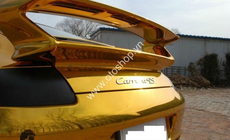 Siêu phẩm Porsche 911 Carrera 4S được mạ vàng!!!
