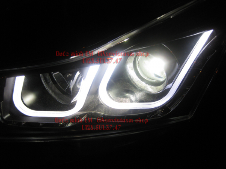 Hậu BMW và đèn trước led audi gương cầu fa cos nguyên bản cho e CRUZE