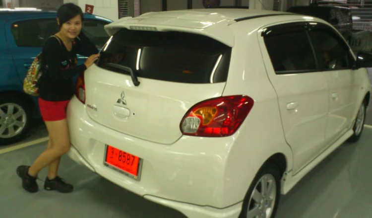 Mitsubishi .....Mirage ở Thái Lan Mitsubishi .....Mirage ở Thái Lan