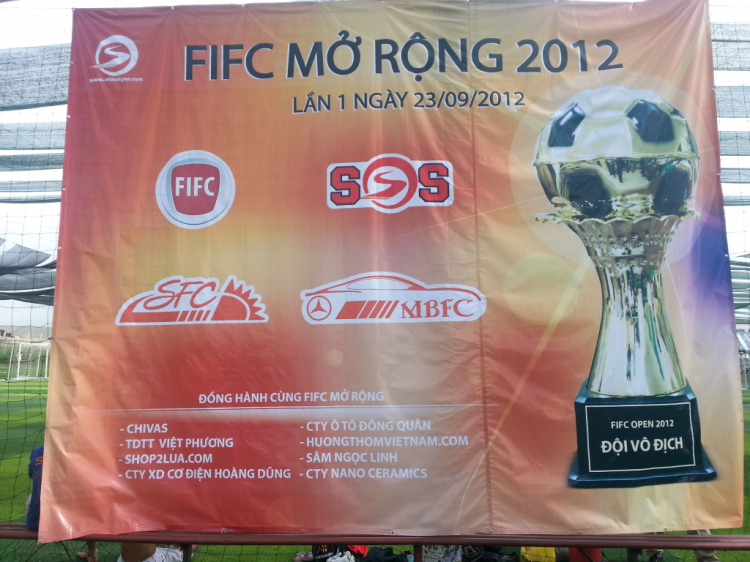 Mời mọi người đến cổ vũ cho S.O.S FC tham dự giải FIFC OPEN 2012