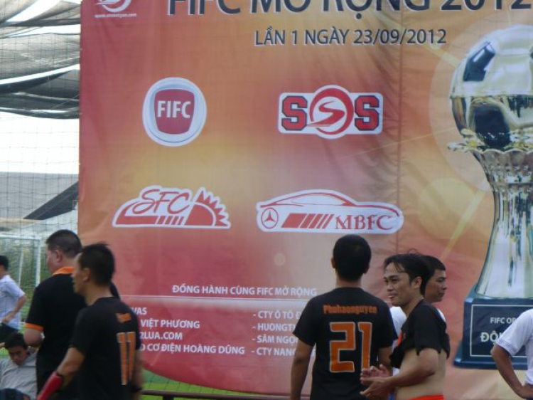 Mời mọi người đến cổ vũ cho S.O.S FC tham dự giải FIFC OPEN 2012