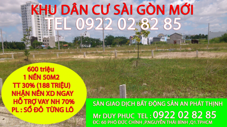 KHU DÂN CƯ SAIGON MỚI 180TRIỆU/1NỀN . SỔ ĐỎ , KHU DÂN CƯ HIỆN HỮU ĐÔNG ĐÚC