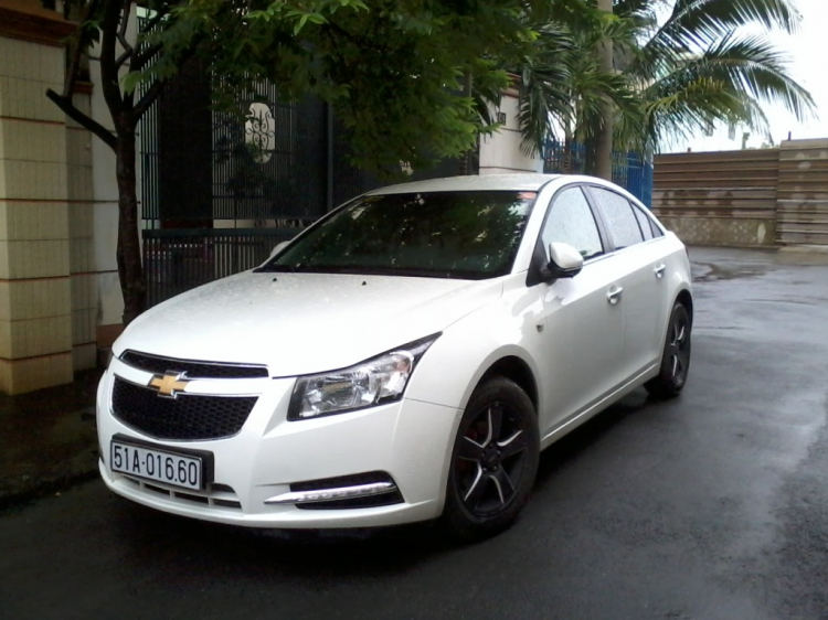 Cruze LTZ vừa install ,đèn gầm Mecedes S Class Style, đèn hậu Mec E300 style