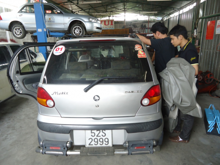 hình ảnh Matiz, anh em với Spark và morning lên cửa sổ trời sunroof nhe các bác !