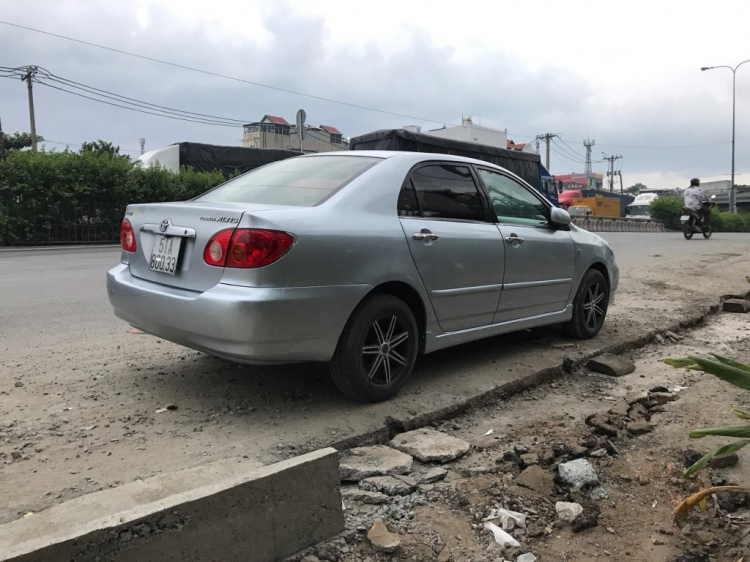 Cảm nhận về xe Toyota Corrolla Altis 2001-2003 Cảm nhận về xe Toyota Corrolla Altis 2001-2003