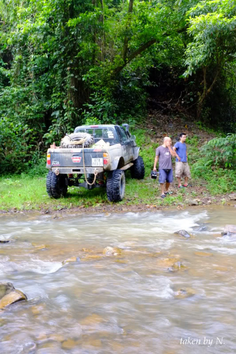 Ảnh hành trình tiền trạm cùng hội Xe Địa Hình Sài Gòn cho giải off-road "khủng" SAT 2012