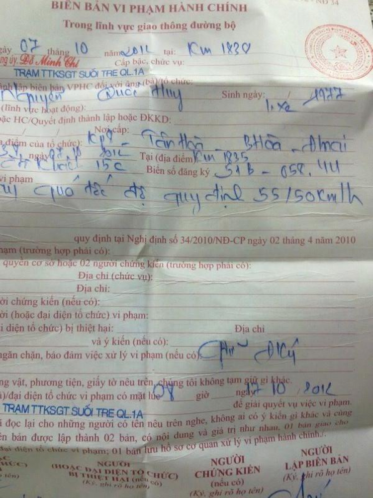 QL 1 Ngã 3 Bàu Hàm về Đông Hòa Trảng Bom 2 điểm bắn Tốc Độ.