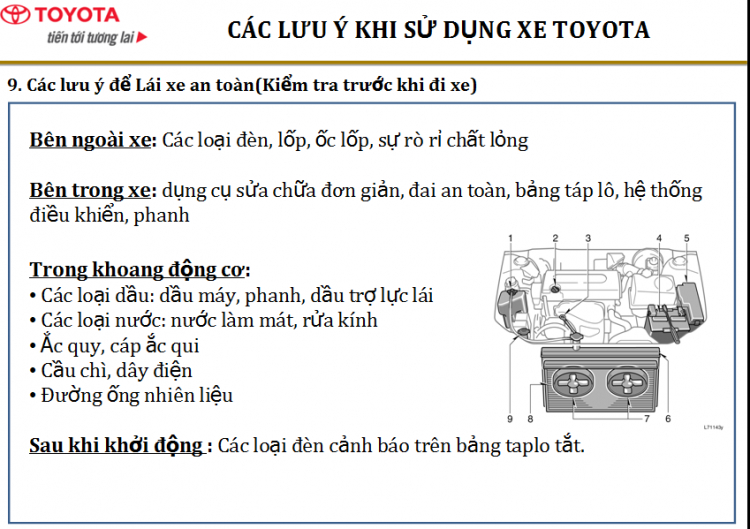 Khởi hành xe mới như thế nào là tốt nhất