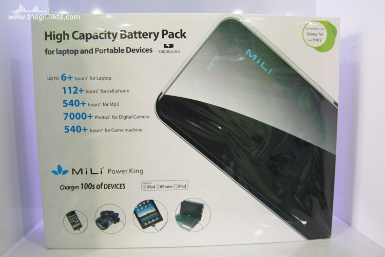 [Đập hộp] MiLi Power King 18000 mAh - Pin dự phòng công suất 18000 mAh