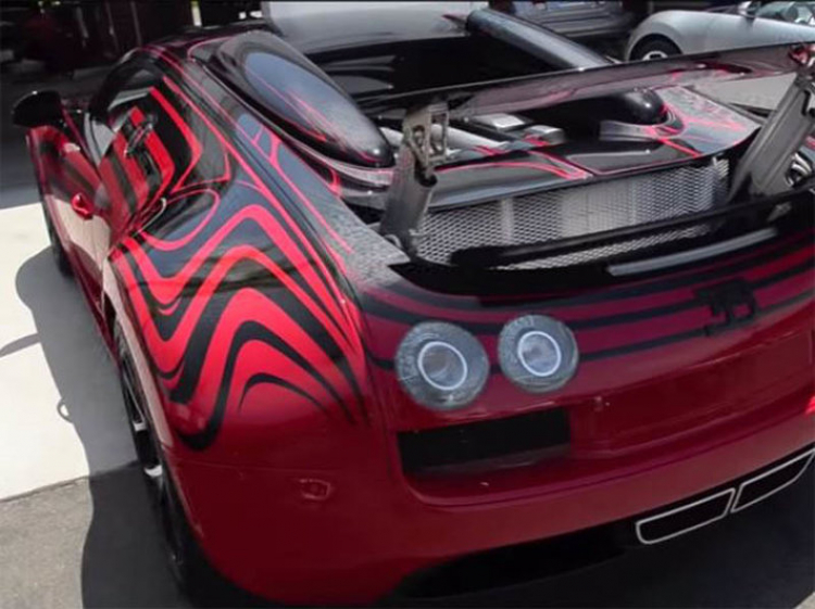 Video siêu xe Bugatti Veyron Vitesse L'Or Blanc độc nhất giá 3 triệu đô